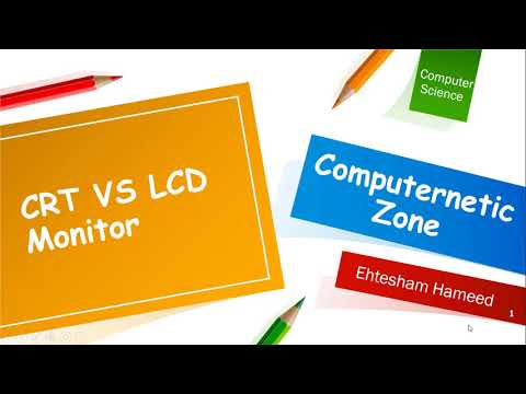 crt and lcd monitor difference | LCD vs CRT | difference of lcd and crt monitors explained
