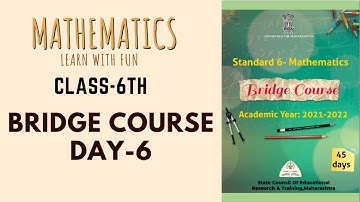 Class-6th | Mathematics | Bridge Course (Day-6) by M. V. Deshmukh Sir