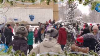 Новый год 2017 во дворе на улице Черемшанской (Самара)