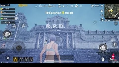 sinh tồn trong chế độ zombie pubg mobile phát hiện đồn cảnh sát rất nhiều ROMBIE