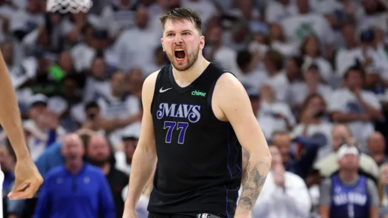 LUKA DONCIC HITS GAME-WINNING 3 | NBA West Finals 2024 - YouTube