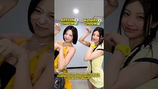 AHYEON AND WONHEE PROMOTING EACH OTHER #babymonster #illit #ahyeon #wonhee #shorts #fyp #viral