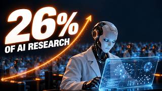 Claude now leads 26% of Anthropic's AI research... I can't believe it