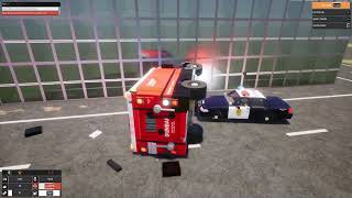 Intense Police Chases in the Brick Rigs City - Brick Rigs Multiplayer Gameplay