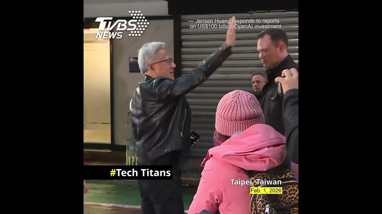 Nvidia CEO wraps up Taiwan visit with dinner with TSMC executives 