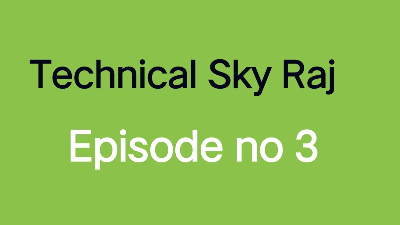 Sky Tech - YouTube