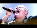 Holly forbes 4chair turn performance of elton johns rocket man  the voice blind auditions 2021