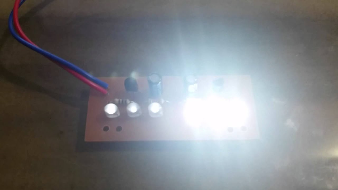 White Flashing Light for Dummy Siren Bell Box Security Devices With Six