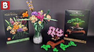 LEGO Flower Bouquet and Bonsai Tree Botanical Collection Full Review!