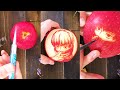 【呪術廻戦/狗巻棘】いぬまき先輩をりんごに彫ってみた！ Jujutsu Kaisen | Toge Inumaki 【新感覚ASMR】