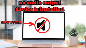 How to Fix No Audio Output Device is Installed in Windows 10/11 2025