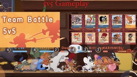 Tom and Jerry Chase 5v5 Gameplay