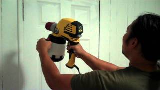 Spray Painting a Door with Wagner Power Painter Max with EZ-Tilt