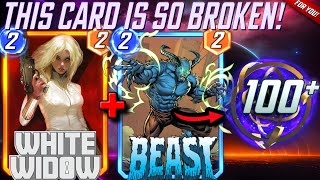This WHITE WIDOW Bounce Deck IS ACTUALLY INSANE. | Marvel SNAP