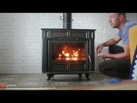 Видео Обзор Печи-Камина Plamen Glas Franklin из Хорватии - www.ochagby.ru