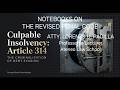 CULPABLE INSOLVENCY