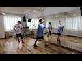 fitness4 AERO choreography21 片側16cのシンメトリー