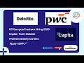 Mass Off Campus Hiring 2026 🚀 PwC, Deloitte, Capita, | Freshers & Internships Apply Now
