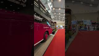 Exhibition GJAW 2025 Tentrem Luxury Bus  🤩 #GJAW2025 #avante #tentrem #borlindo #busmania #reels