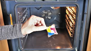 Did you know this trick to clean the oven effortlessly?