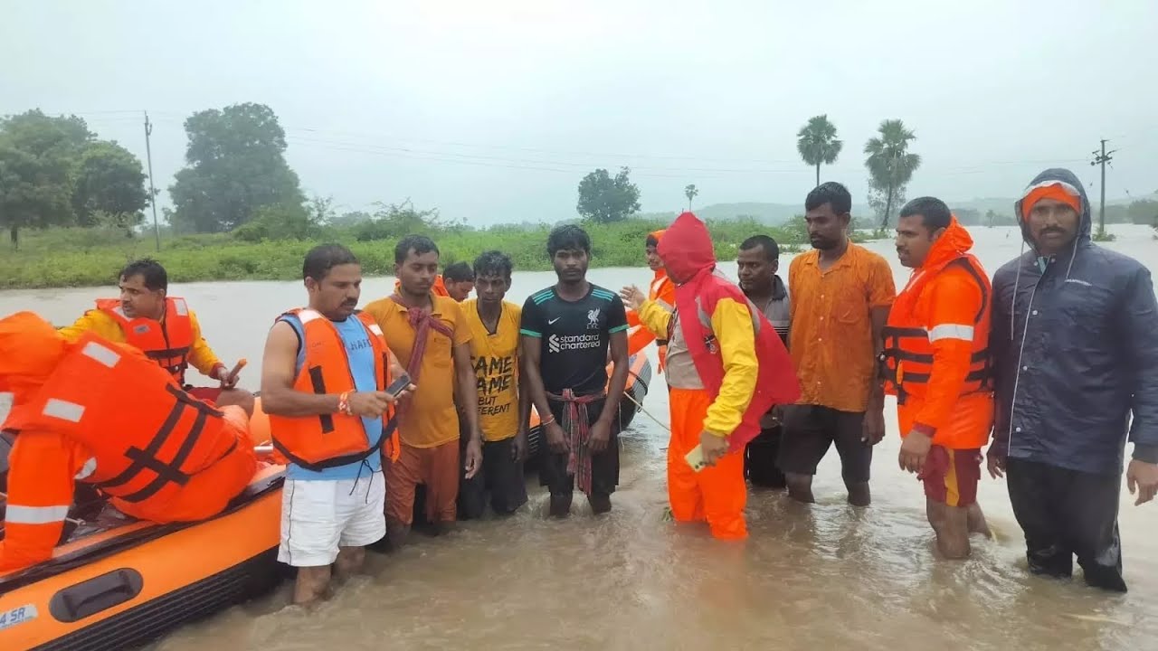 Kamareddy, Medak District Heavy Rain Floods - YouTube