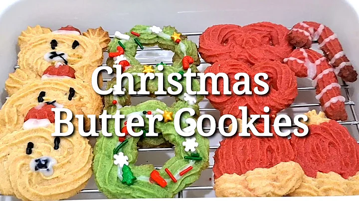 🎄Christmas Butter Cookies ❄️ - with a Secret Ingredient! ♡ Bake with me