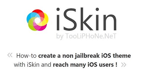 iSkin : how-to create a non-jailbreak iOS theme in a few minutes