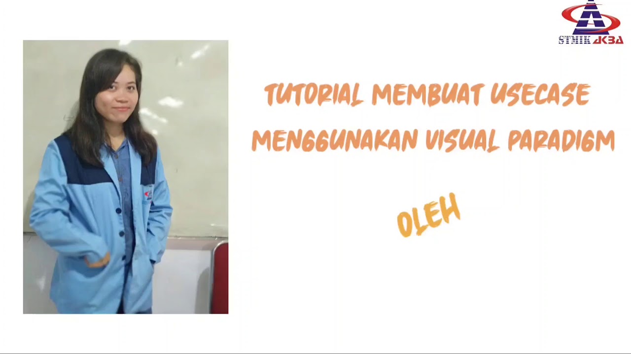 Tutorial use case diagram sistem informasi perpustakaan - YouTube