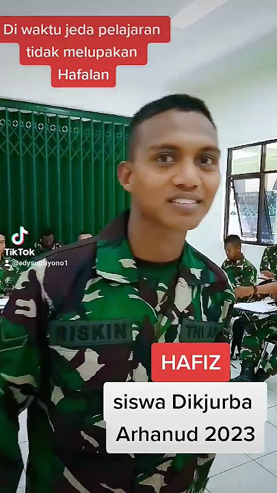 TNI Hafiz Quran dengan suara merdu