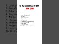 10 Other Ways to Say Take Care!