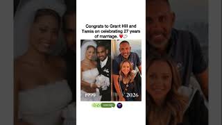 Famous ❤️ Grant Hill and Tamia celebrate 27 years of marriage — 1999 to 2026. #shorts #fyp Net Worth