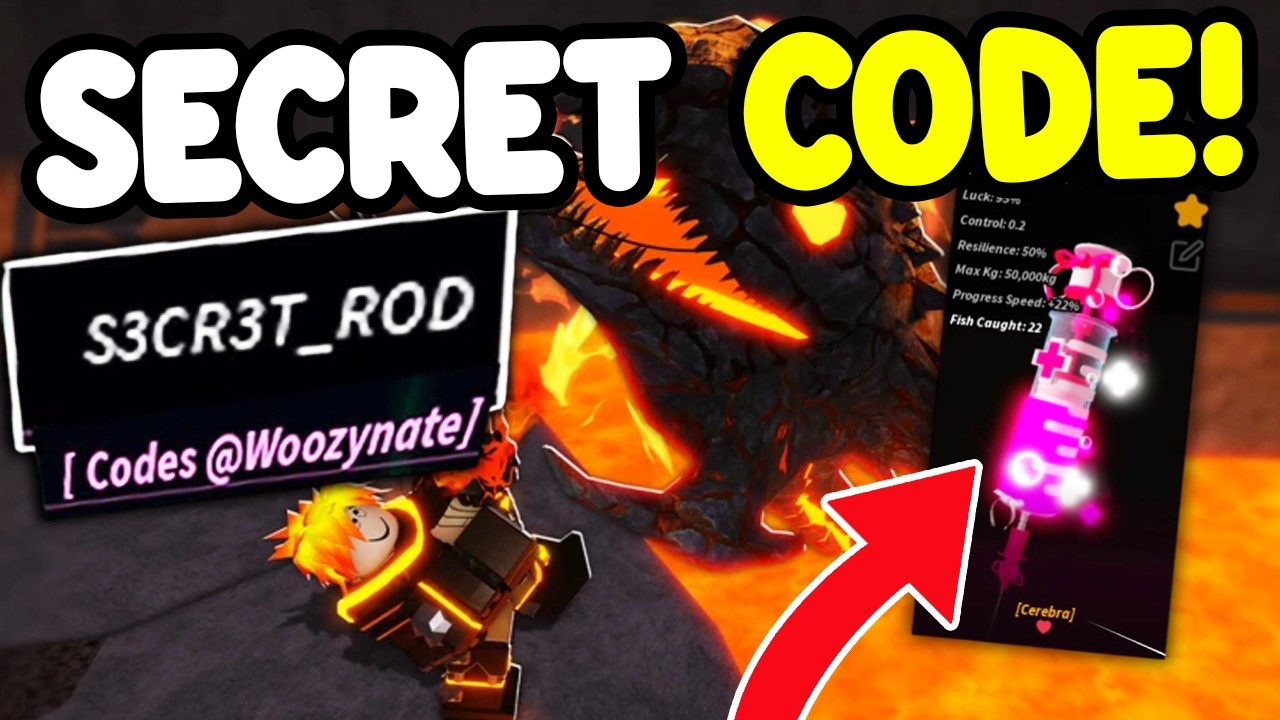 Secret Code Fish FISCH SECRET VALENTINES Code Gives SECRET ROD!? Roblox - YouTube