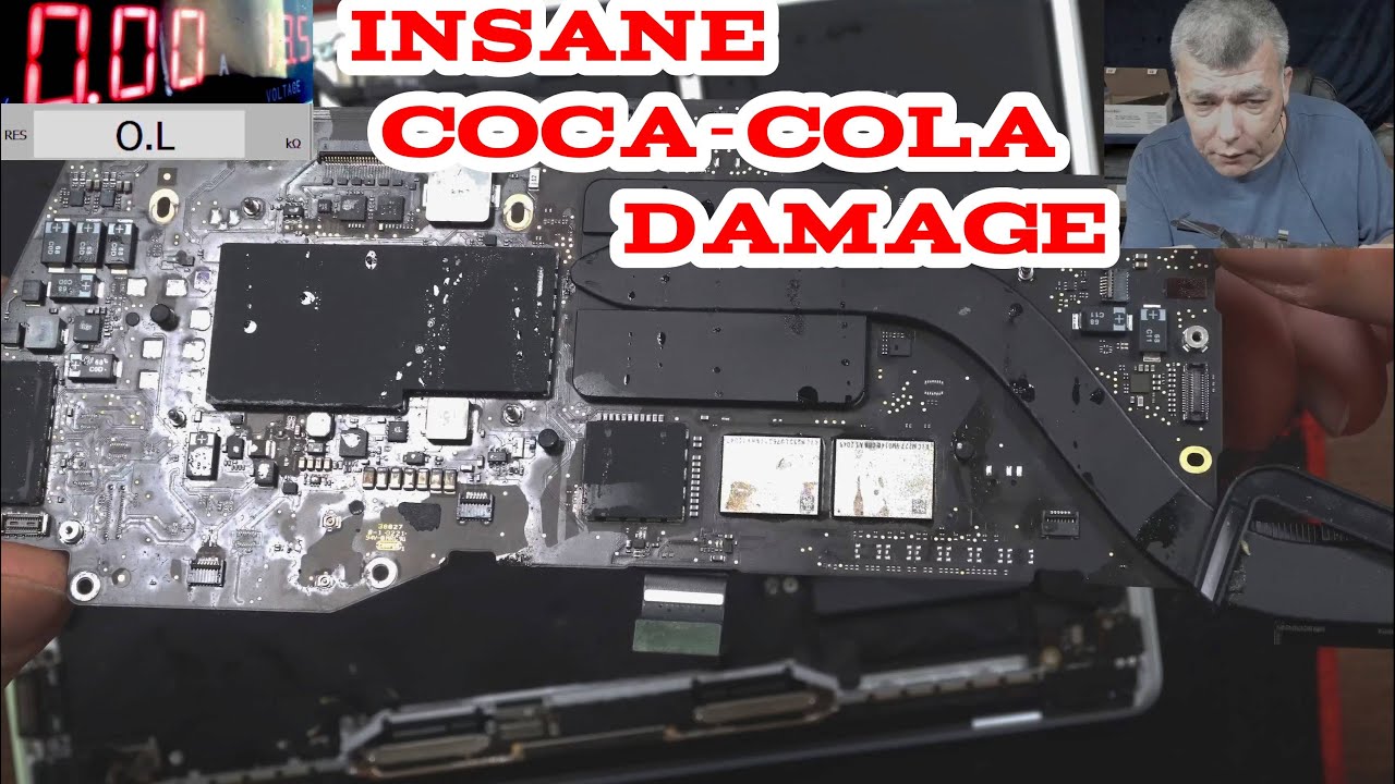 MacBook Pro A2338 liquid damage - unexpected fault! 820-02020 board ...