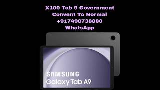 Samsung X110 Bit9 Dead Boot Repair And Government Convent To Normal ✅