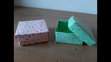 Come fare un cassetto con la carta?