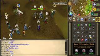 [RS] IGoSodomize -  PK Clip. Dharok'ing with Disruption Shield Failure.