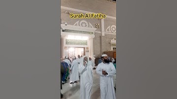 SURAH AL FATIHA سورة الفاتحة Masjid Nabawi Beautiful 😍 Voice #egzonibrahimi #quran #surahefatiha