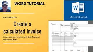 Automate Invoice Creation in Word: Easy Tricks & Calcs