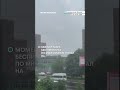 Очевидцы сняли момент удара дрона по жилому дому в Подмосковье