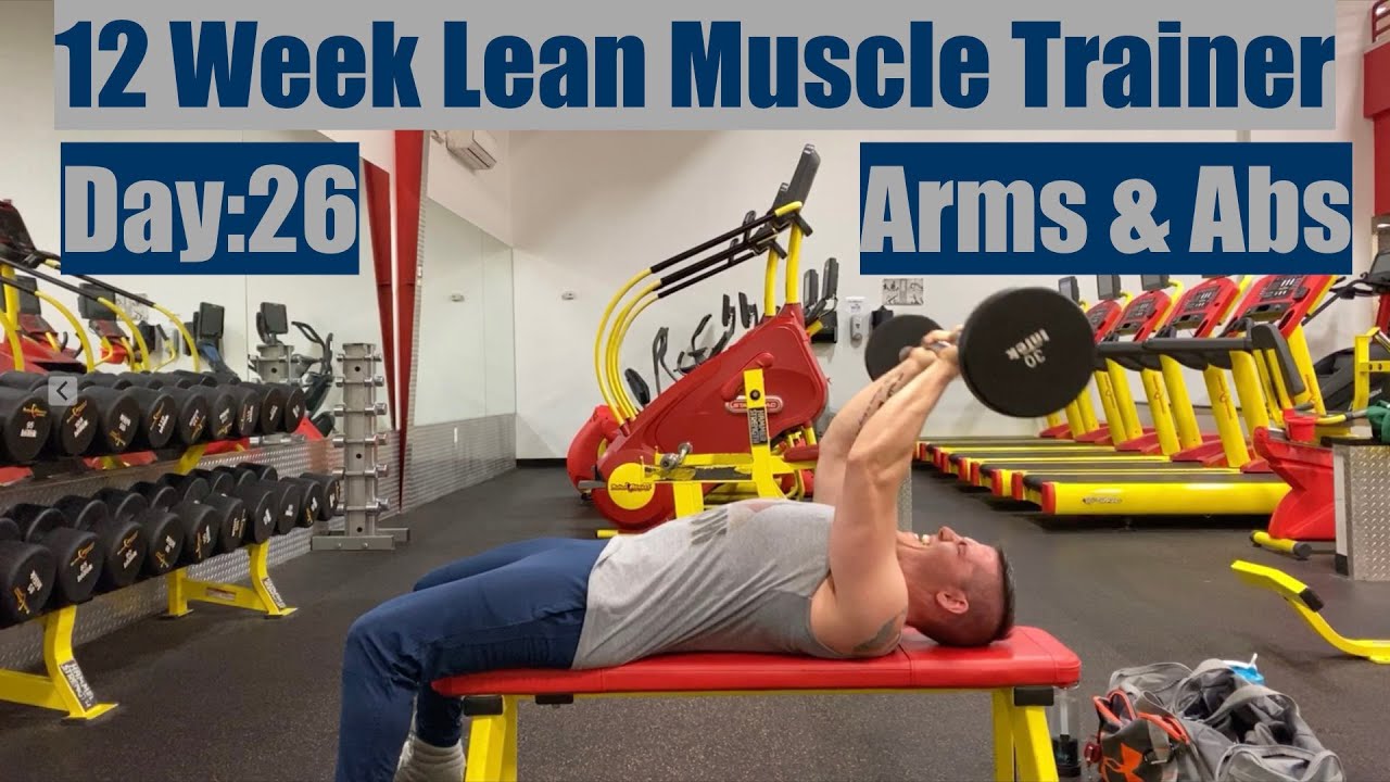 Workout Vlog Day 26 Kaged Muscle 12 Week Lean Muscle Trainer Arms