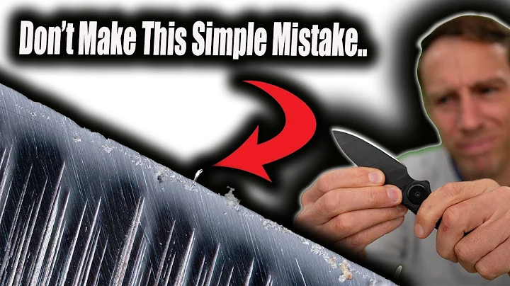 Don't Make This Simple Knife Sharpening Mistake..