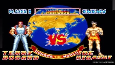Fatal Fury 2 Terry vs Joe