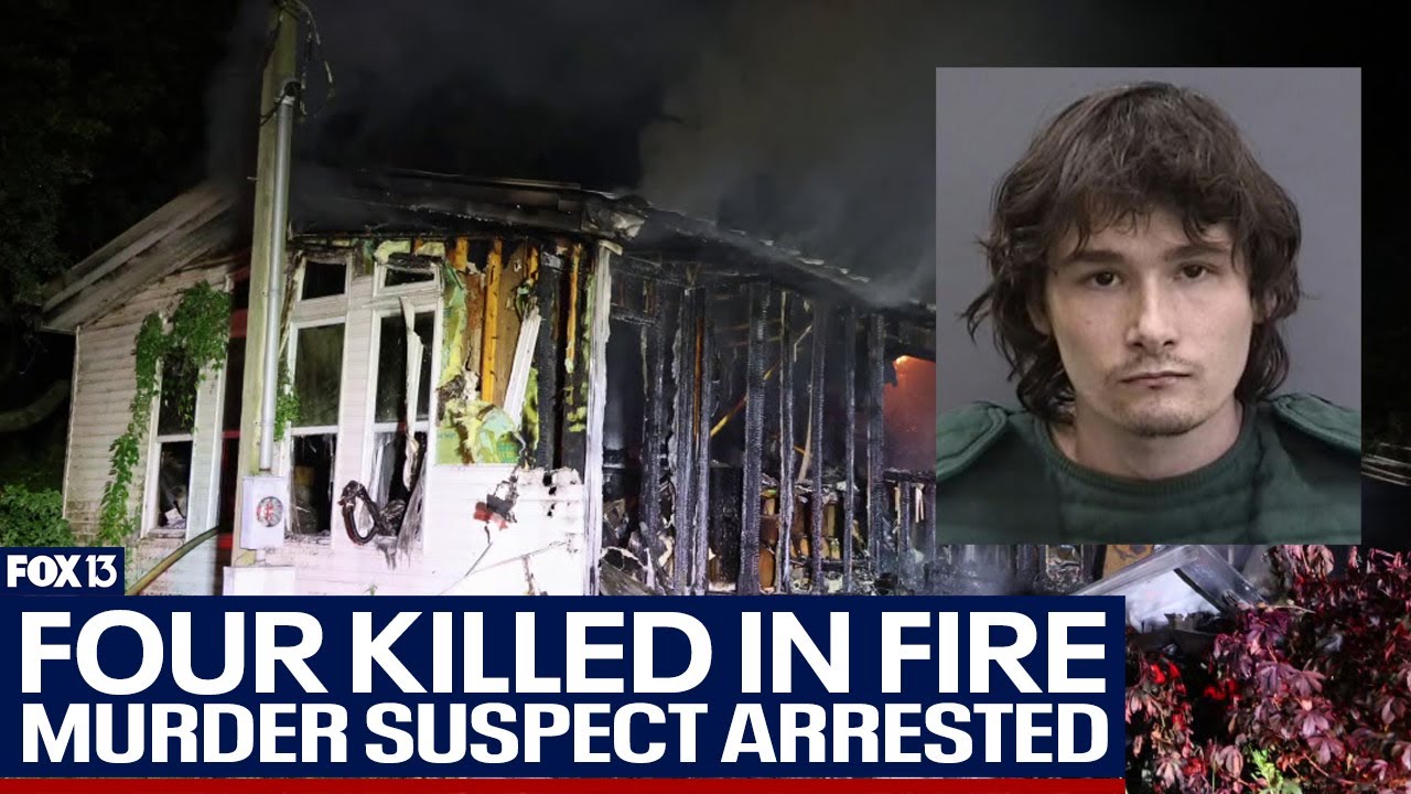 Man accused of setting fire that killed 4 people - YouTube