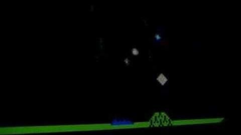 Missile Command played with a giant joystick