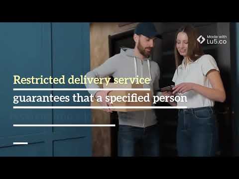 How to send something certified mail ?
