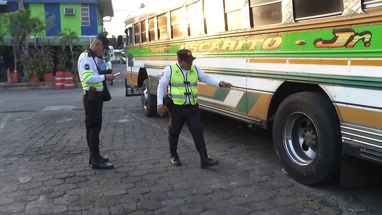 Sanciones en control al transporte colectivo