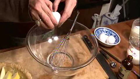 Golden Apple Custard Pie