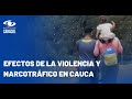 Drama de desplazados por violencia en Cauca: &quot;Si no protegen al de plata, menos a uno que es pobre&quot;