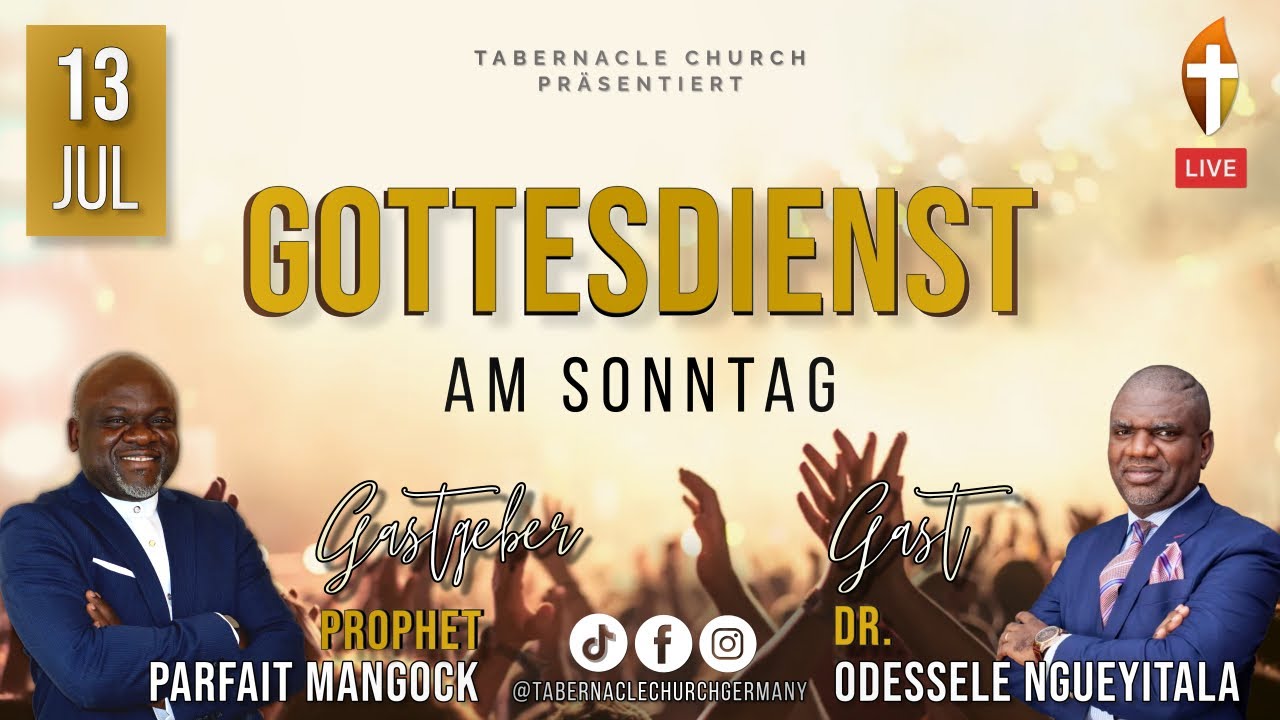 Christlicher Gottesdienst vollständig am Sonntag, 13. Juli 2025 in ...