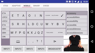 Accessible Virtual Keyboard - Mobile Layout: MyoWare EMG sensor